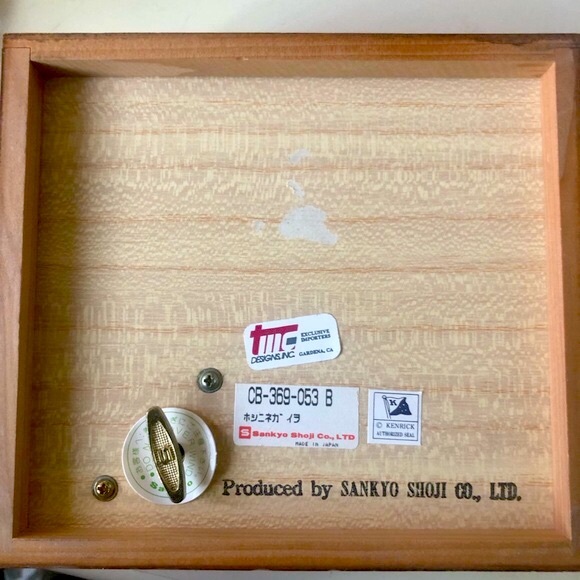 Vintage Sankyo Music Jewelry Box Little Grey Rabbit by Alison Uttley - Picture 3 of 9